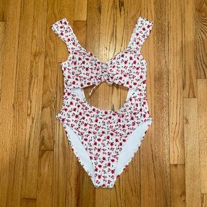 PICK 3 FOR $30 Flower one piece bathing suit